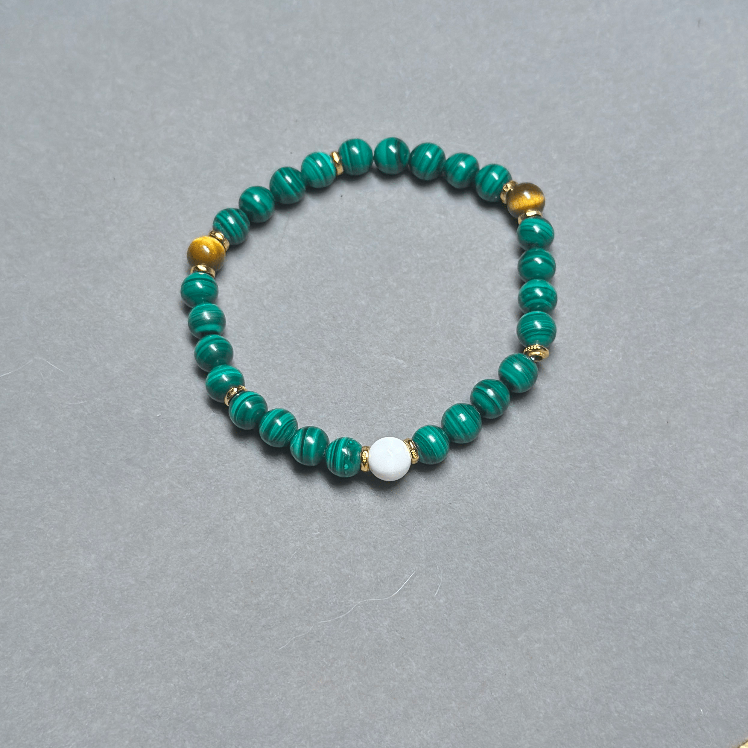 Malachite & Tiger's Eye Bracelet - knjyshop